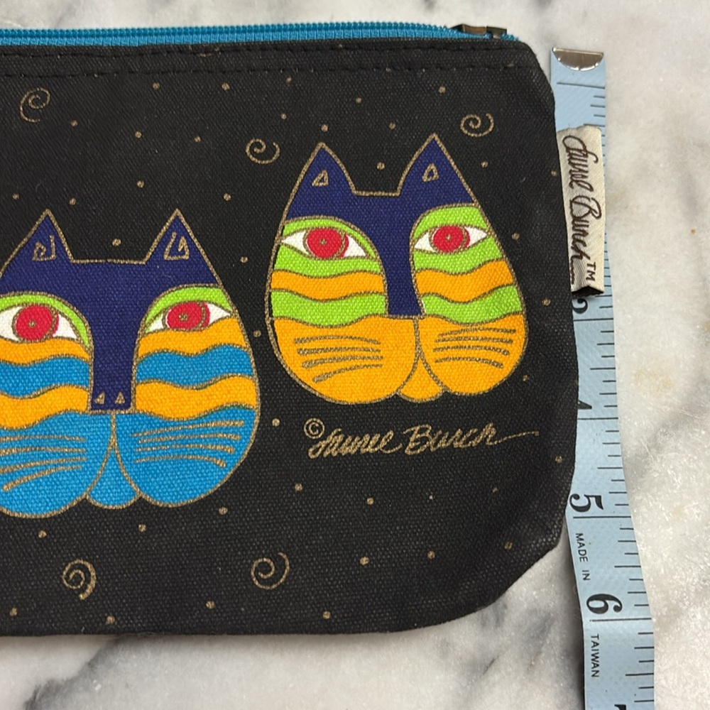 Laurel Burch Cat Design Pouch - Multicolor - Picture 7 of 9